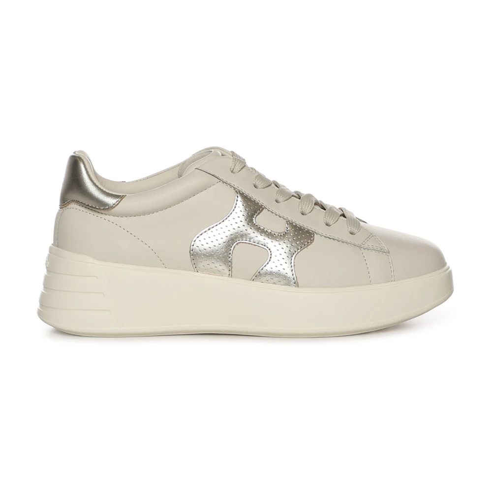 Hogan Women's Beige Sneakers, 7 Uk, Rebel Trainers