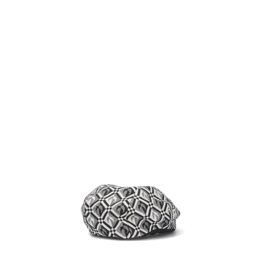 Marine Serre Elegante Zwarte Hoed Black Unisex