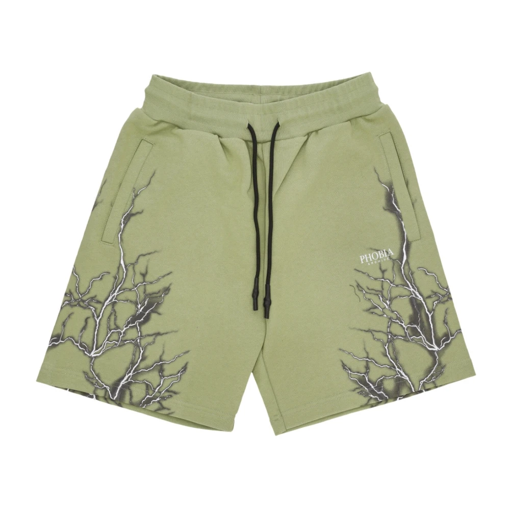 Phobia Archive Herren Grün Shorts, Xsgröße: