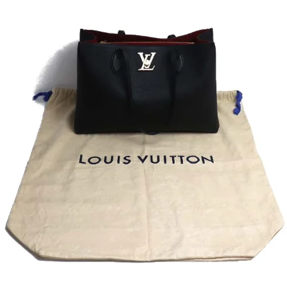 Louis Vuitton Vintage Pre-owned Leather totes Black Dames
