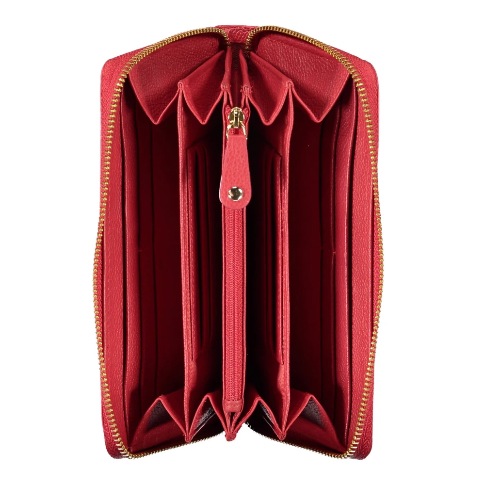 Valentino by Mario Valentino Rode Damesportemonnee met Ritssluiting Red Dames