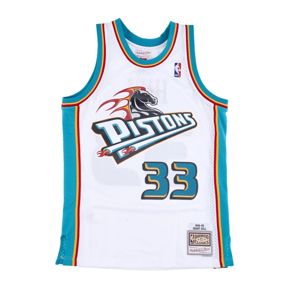 Mitchell & Ness Grant Hill Swingman Jersey Detroit Pistons White Heren