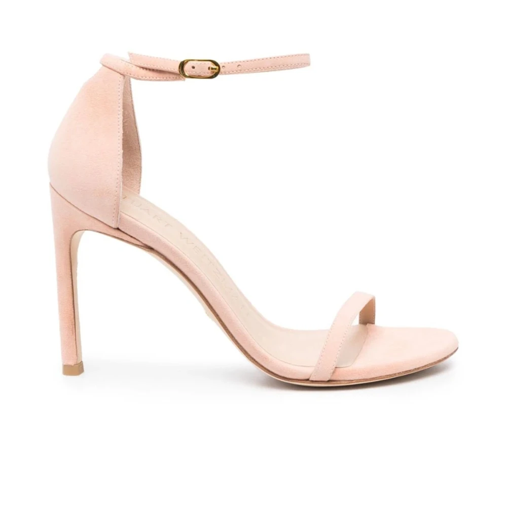 Stuart Weitzman Pink High Heel Sandals, Female, 4 Uk, Nudistsong Sandals