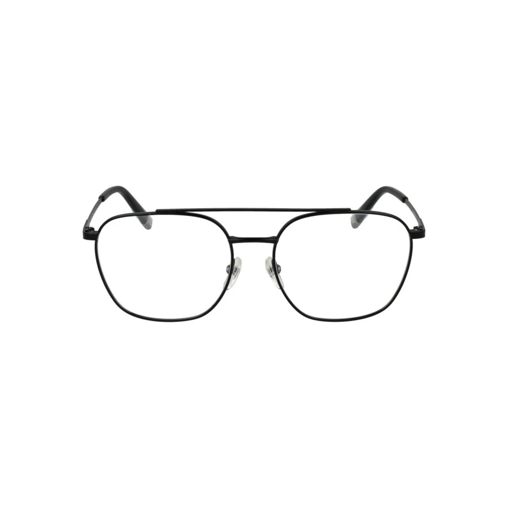 Fila Unisex Black Glasses, One Size, Sleek Optical Frames