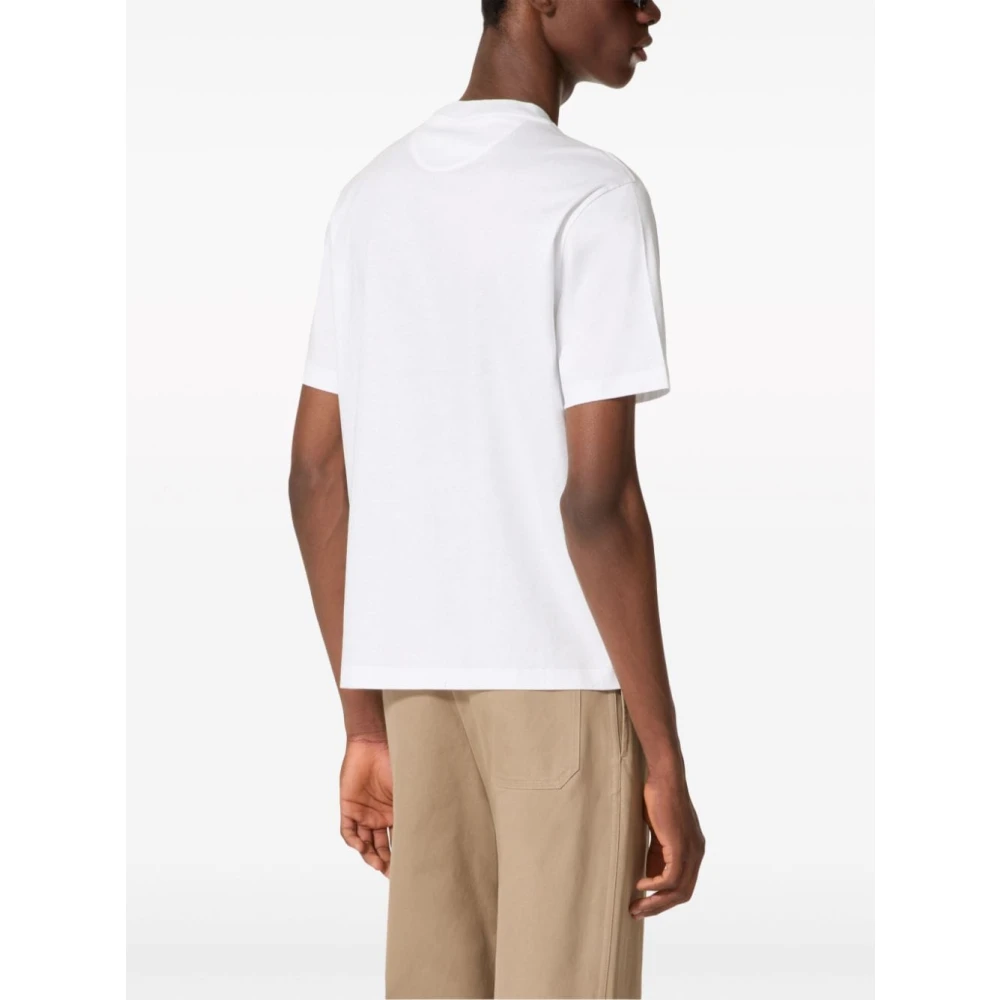 Valentino Garavani Witte T-shirts Polos voor mannen White Heren