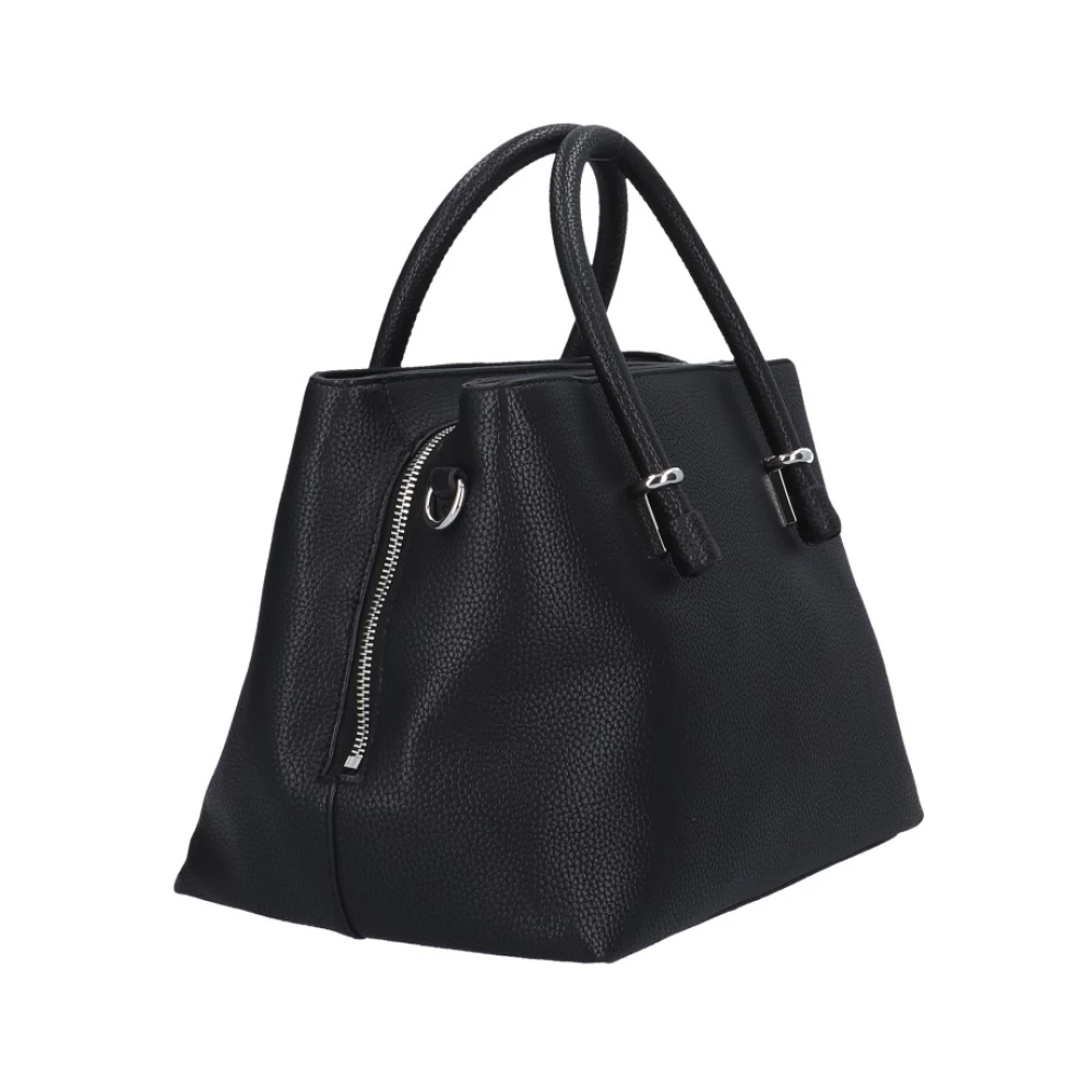 Tommy Hilfiger Zwarte handtas met meerdere compartimenten Black Dames