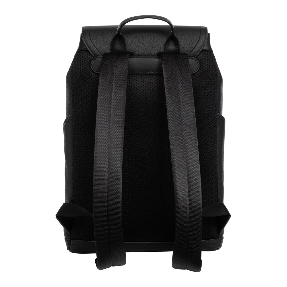 Michael Kors Stijlvolle Rugzak met Trekkoord en Logo Black Heren