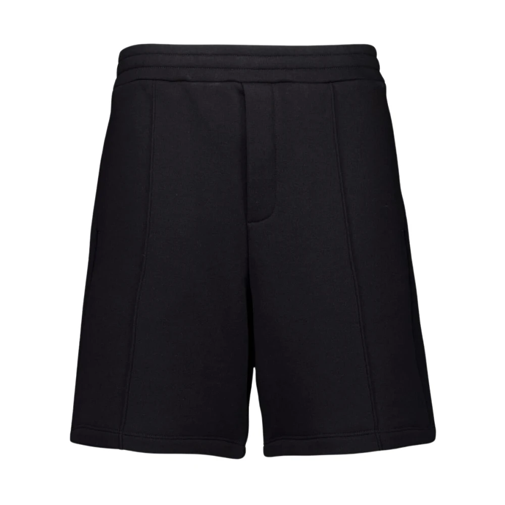 Valentino Garavani Black Cotton Regular Fit Shorts - Male - Short Shorts - S - Shorts