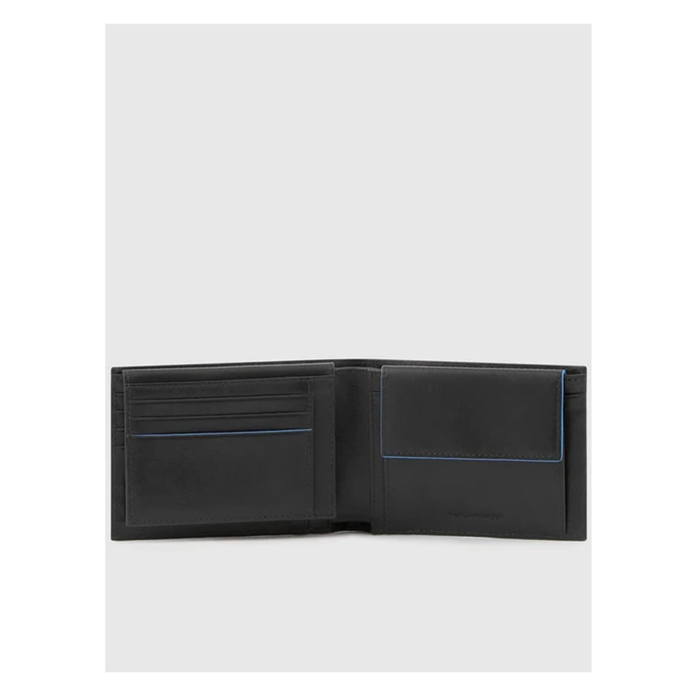 Piquadro Zwarte Portemonnee Black Dames