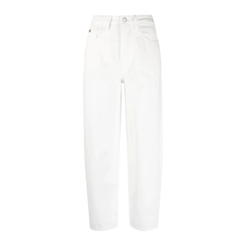 Tommy Hilfiger Witte Straight Jeans Balloon Stijl White Dames