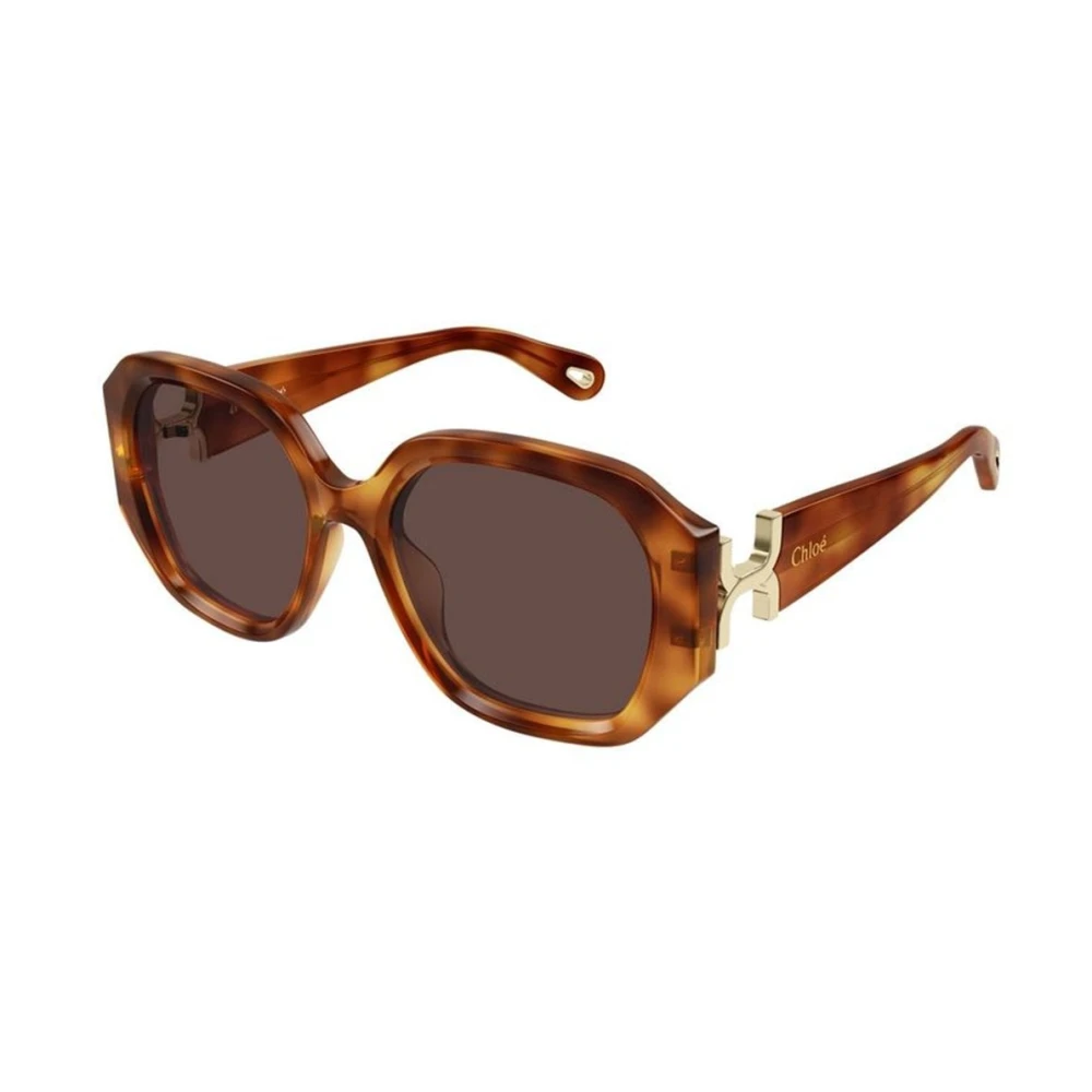 Chloé Women's Brown Sunglasses, 56 Mm, Square Sunglasses