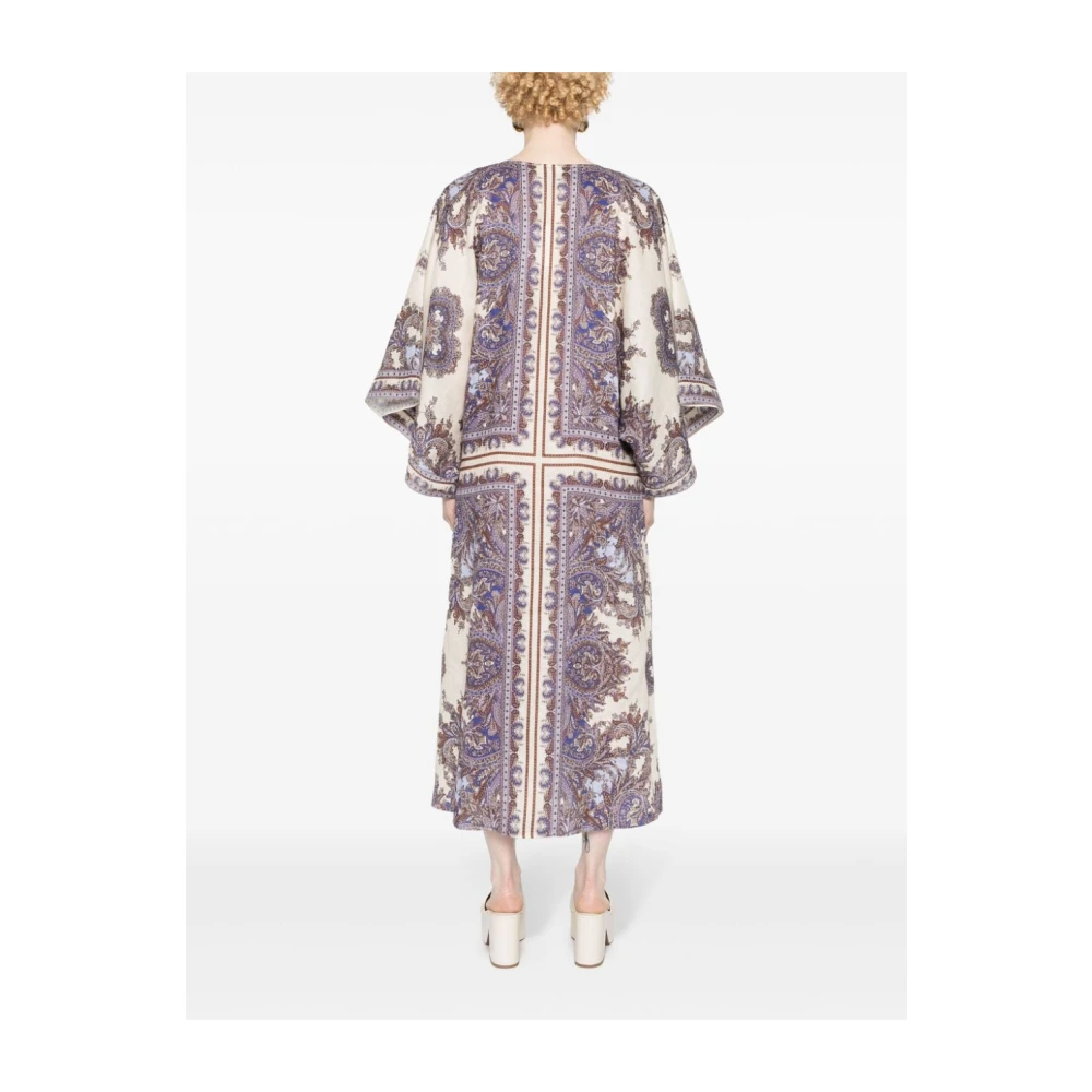 Zimmermann Paarse Jurk voor Vrouwen Aw24 Multicolor Dames