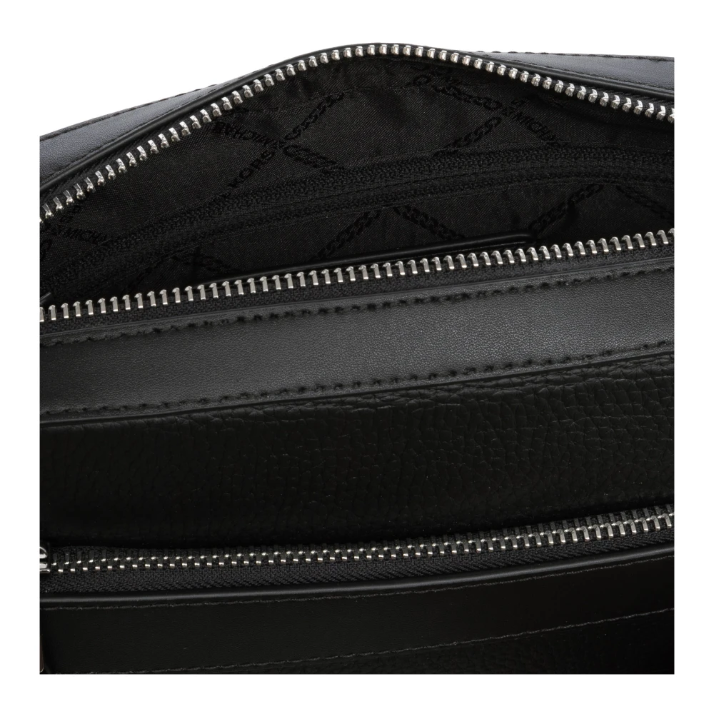 Michael Kors Hudson Utility Crossbody Tas van Pebble Leather Black Heren