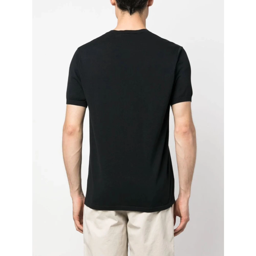 Aspesi Jersey T-shirt met ronde hals Blue Heren