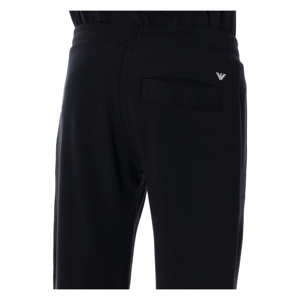 Emporio Armani Logo joggingbroek Nero Aw24 Black Heren