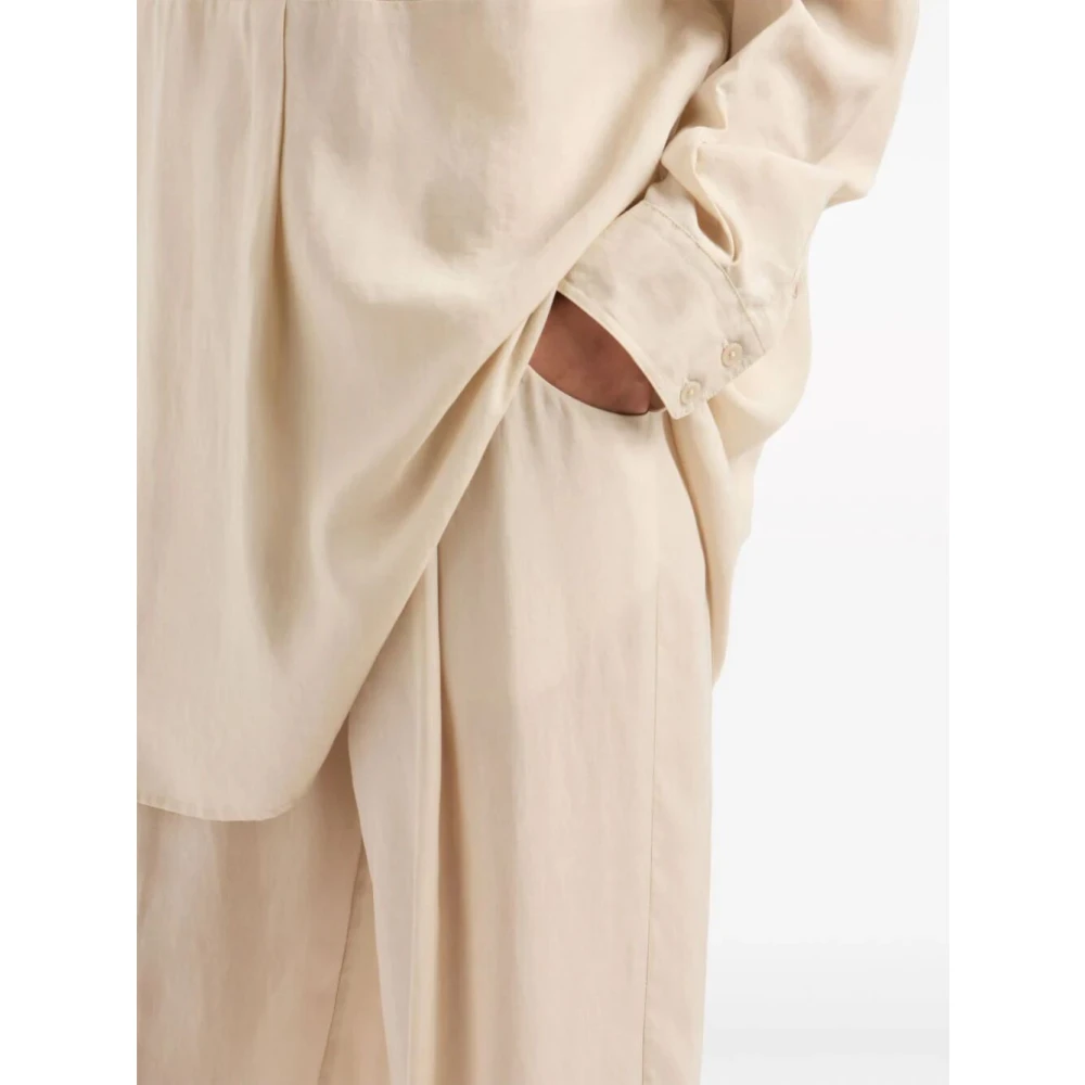 Emporio Armani Neutrale Naakt Broeken Brown Dames