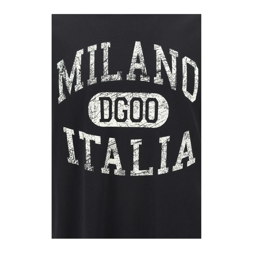 Dolce & Gabbana Iconische Ribgebreide Crew Neck T-Shirt Black Heren