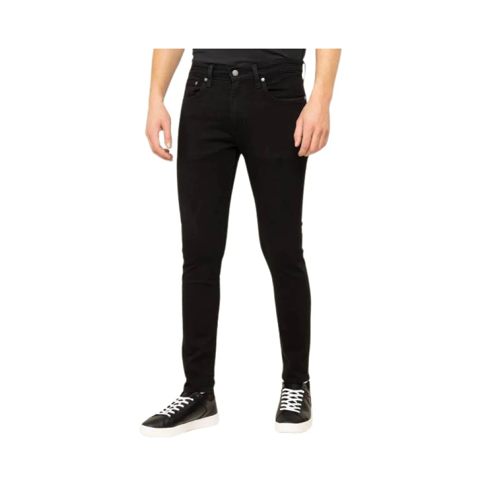 Levi's Slim-fit Jeans Upgrade Stijlvol Comfortabel Black Heren
