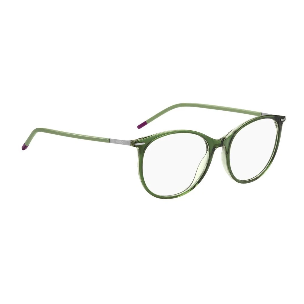 Hugo Boss Groene Acetaatframes met Wijzerplaat Green Dames