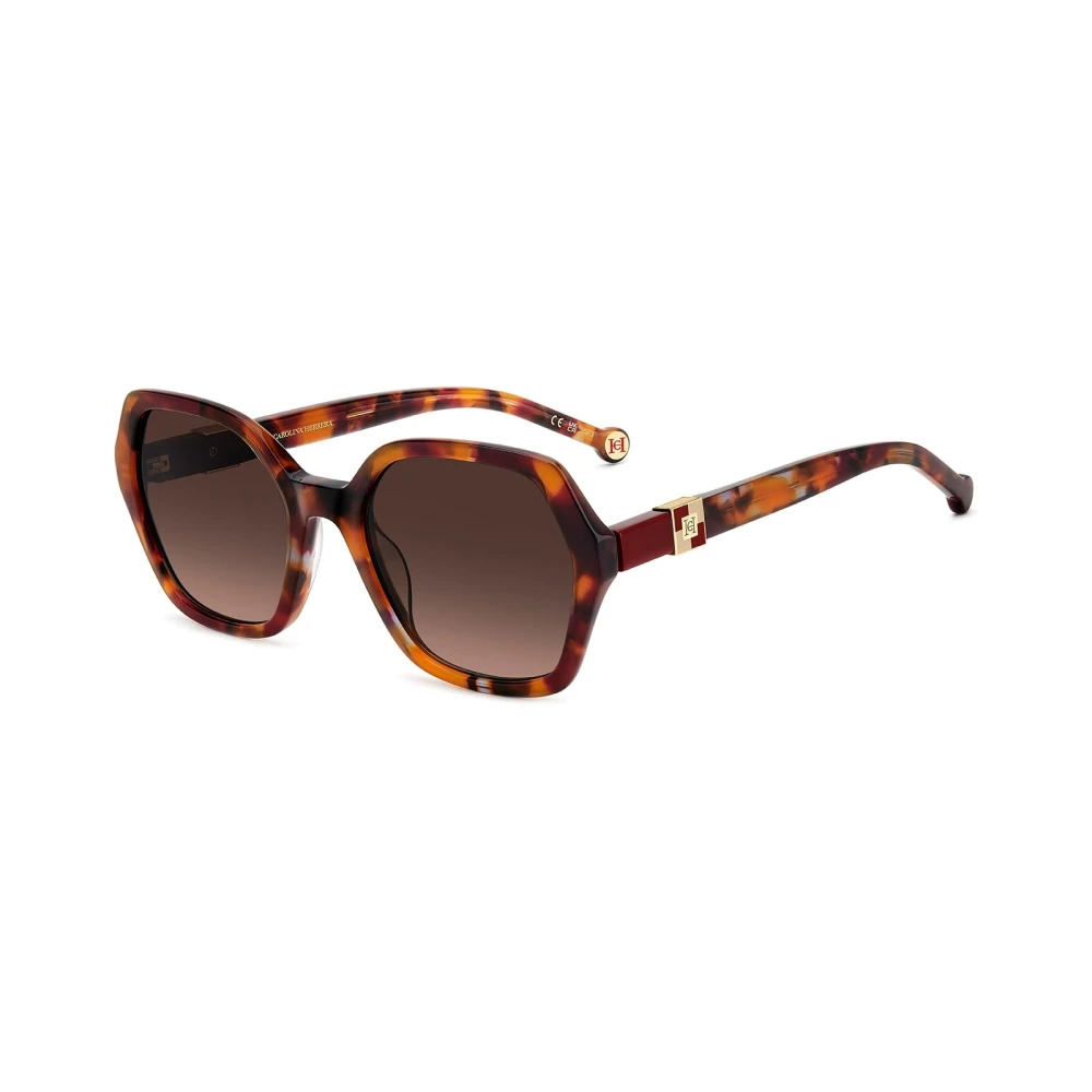 Carolina Herrera Women's Brown Sunglasses, 55 Mm, Square Sunglasses
