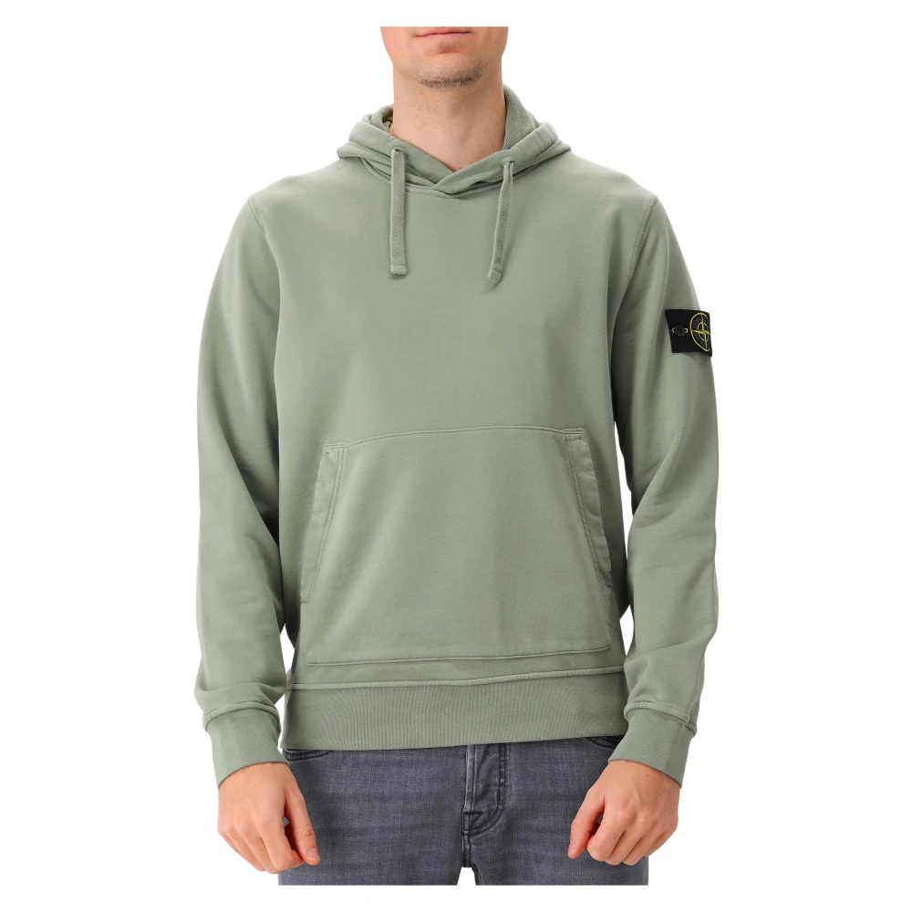 Stone Island Grön Hoodie Green, Herr