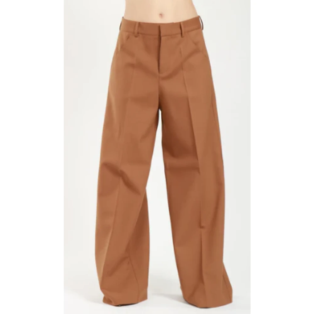 Philosophy di Lorenzo Serafini Wollen broek Brown Dames