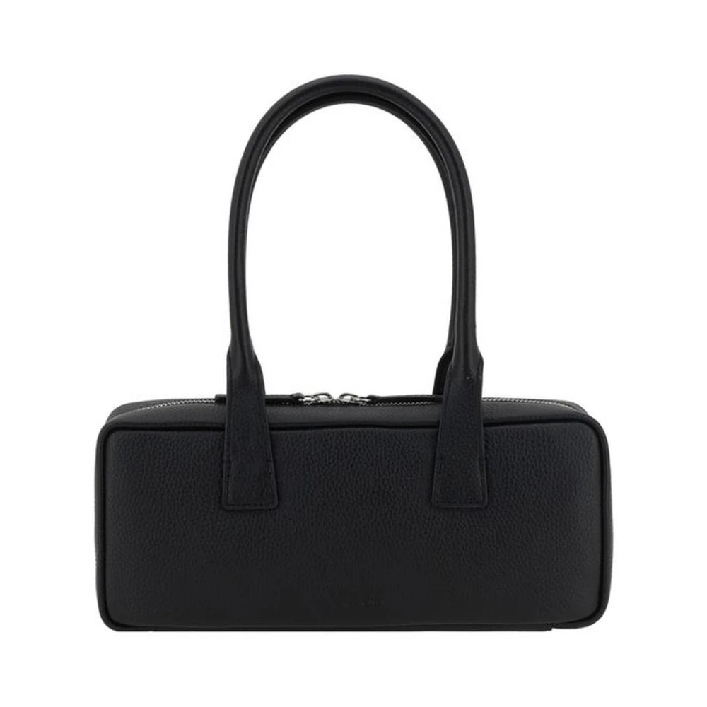 Staud Stijlvolle leren schoudertas met monogram Black Dames