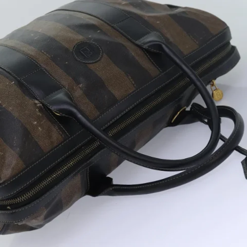 Fendi Vintage Pre-owned Canvas handbags Brown Dames
