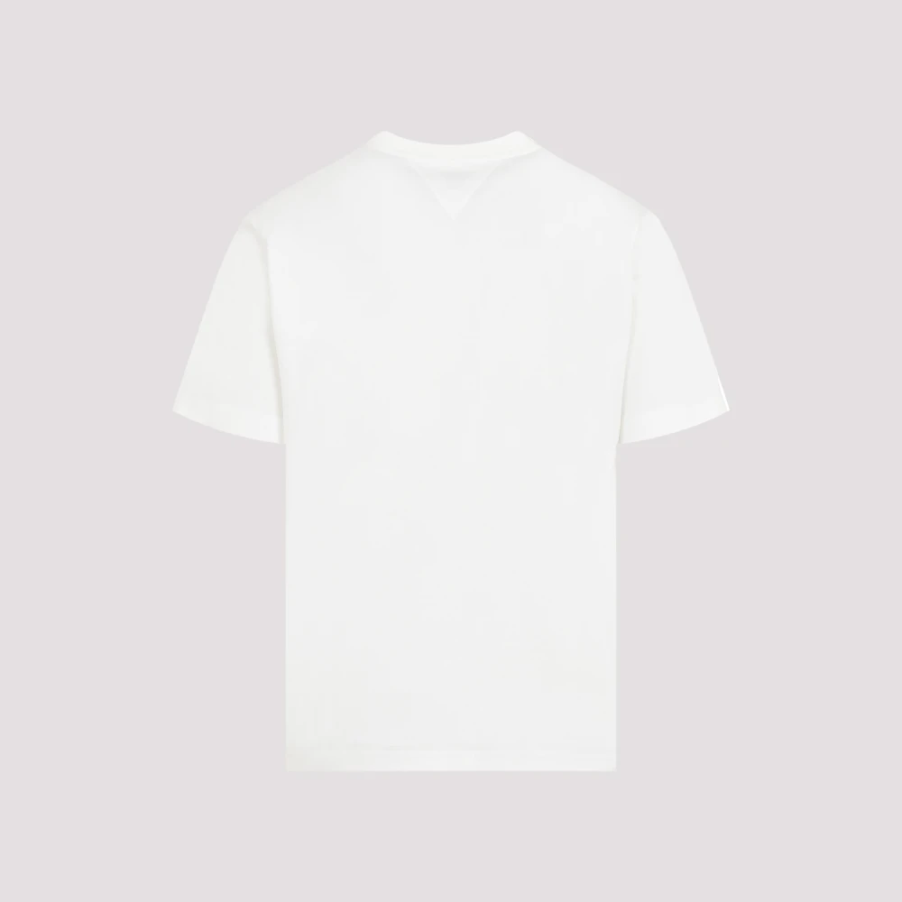 Bottega Veneta Wit Katoenen T-Shirt Casual Stijl White Heren