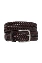 bruin-geweven-leren-riem-met-gesp
