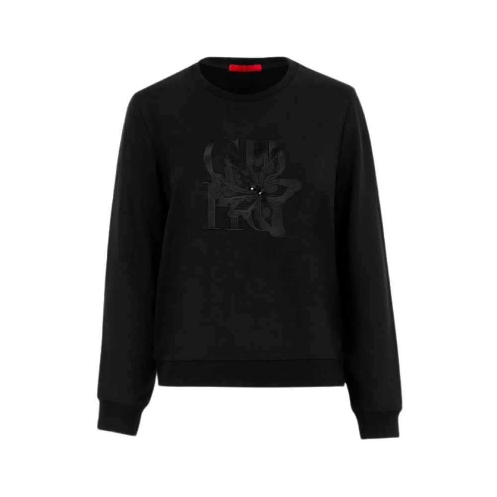 Carolina Herrera Jasmine Kant Sweater Black Dames