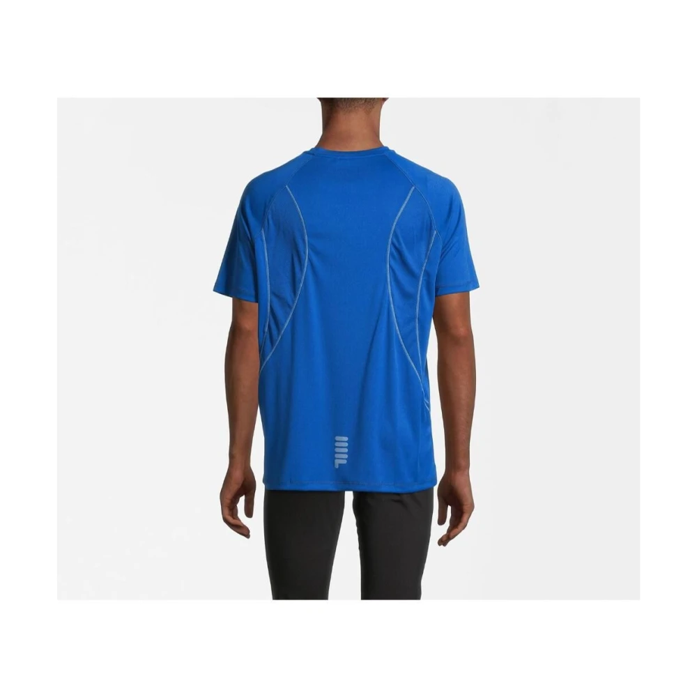 Fila Korte Mouwen Ronde Hals Logo T-Shirt Blue Heren