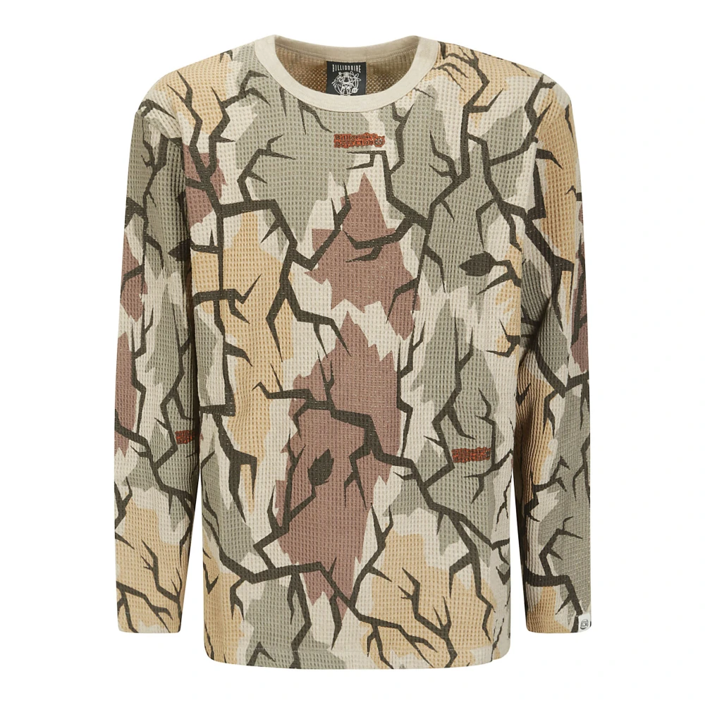 Billionaire Boys Club Camouflage Longsleeve Urban T-shirt Beige Heren