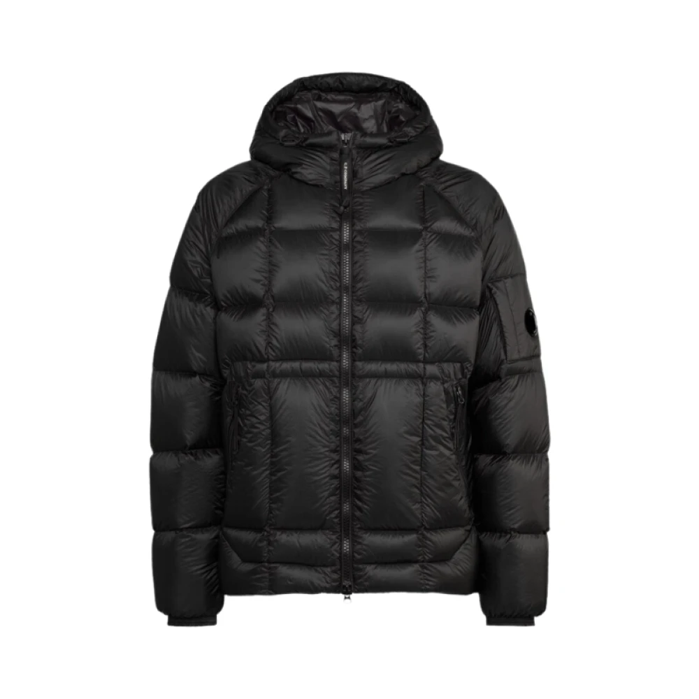 C.P. Company Korte Hooded DD Shell Nylon Jas Black Heren