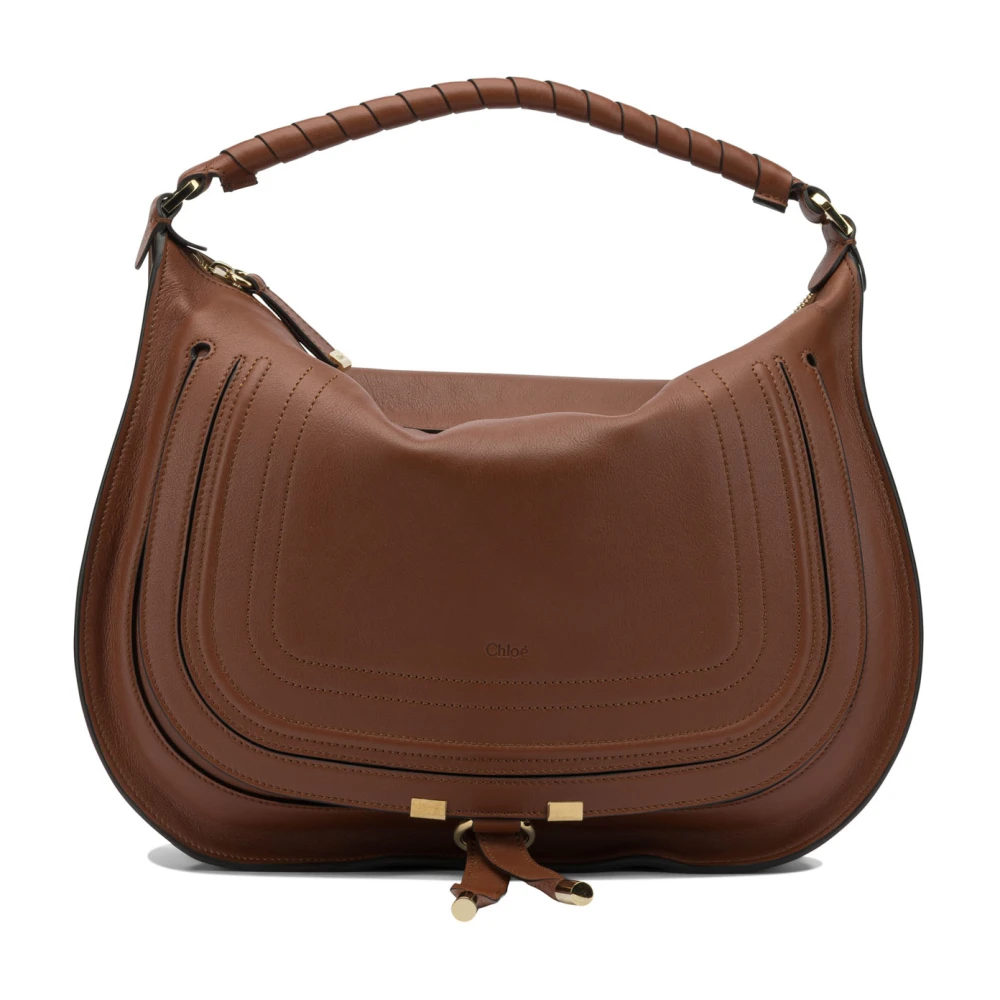 Chloé Brown Handbags, Female, One Size, Medium Marcie Shoulder Bag