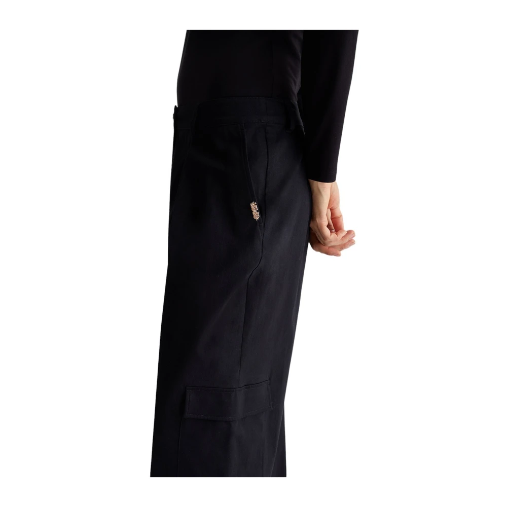 Liu Jo Zwarte Broek Tf4254 T2603 Black Dames