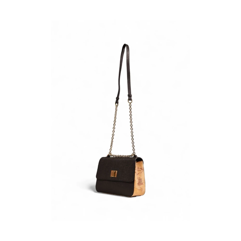 Alviero Martini 1a Classe Zwarte Polyethyleen Handtas Herfst Winter Collectie Black Dames