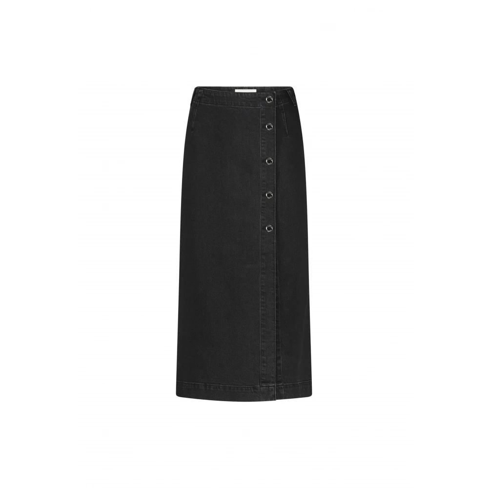 Fabienne Chapot Carmel Denim Skirt Black Dames