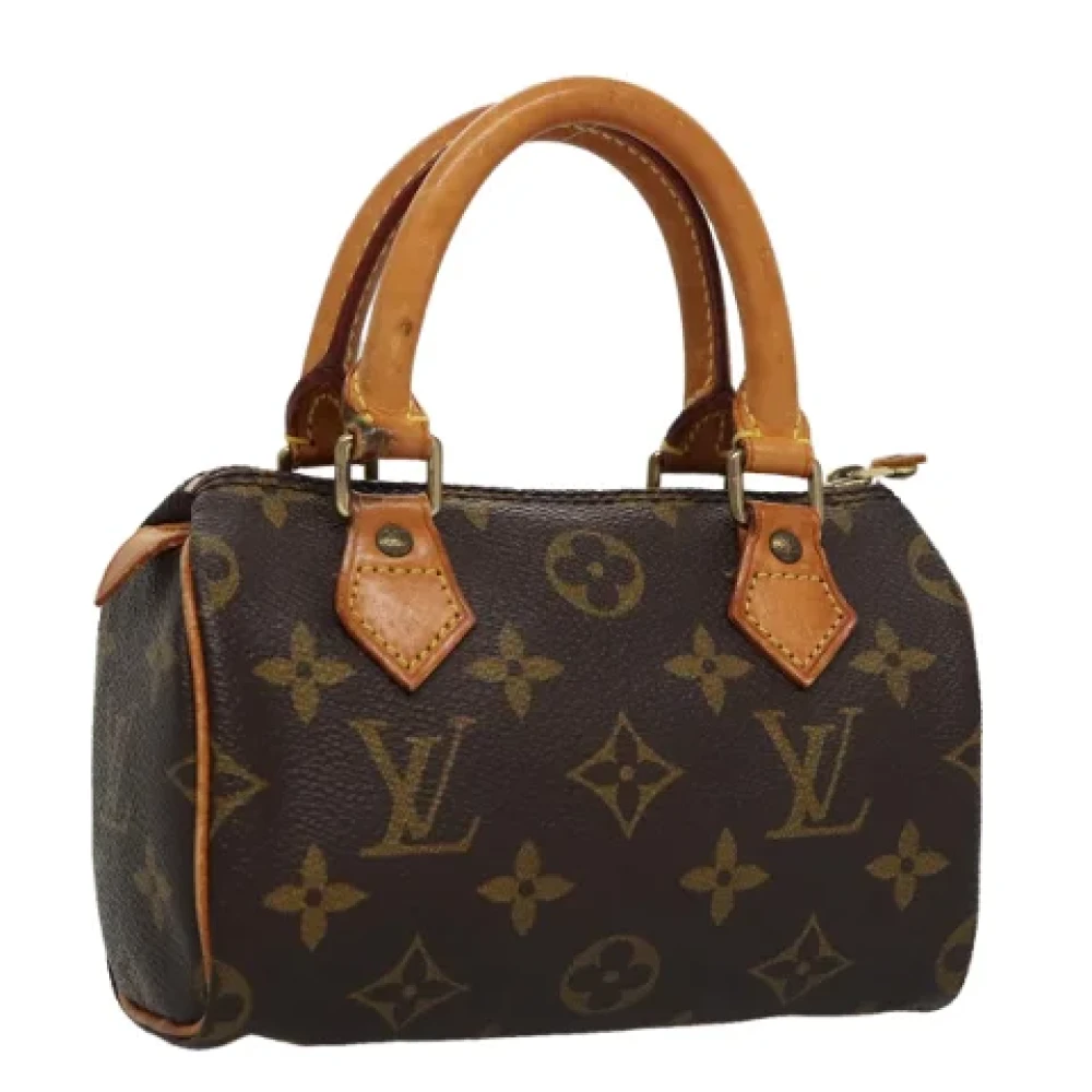 Louis Vuitton Vintage Pre-owned Canvas handbags Brown Dames