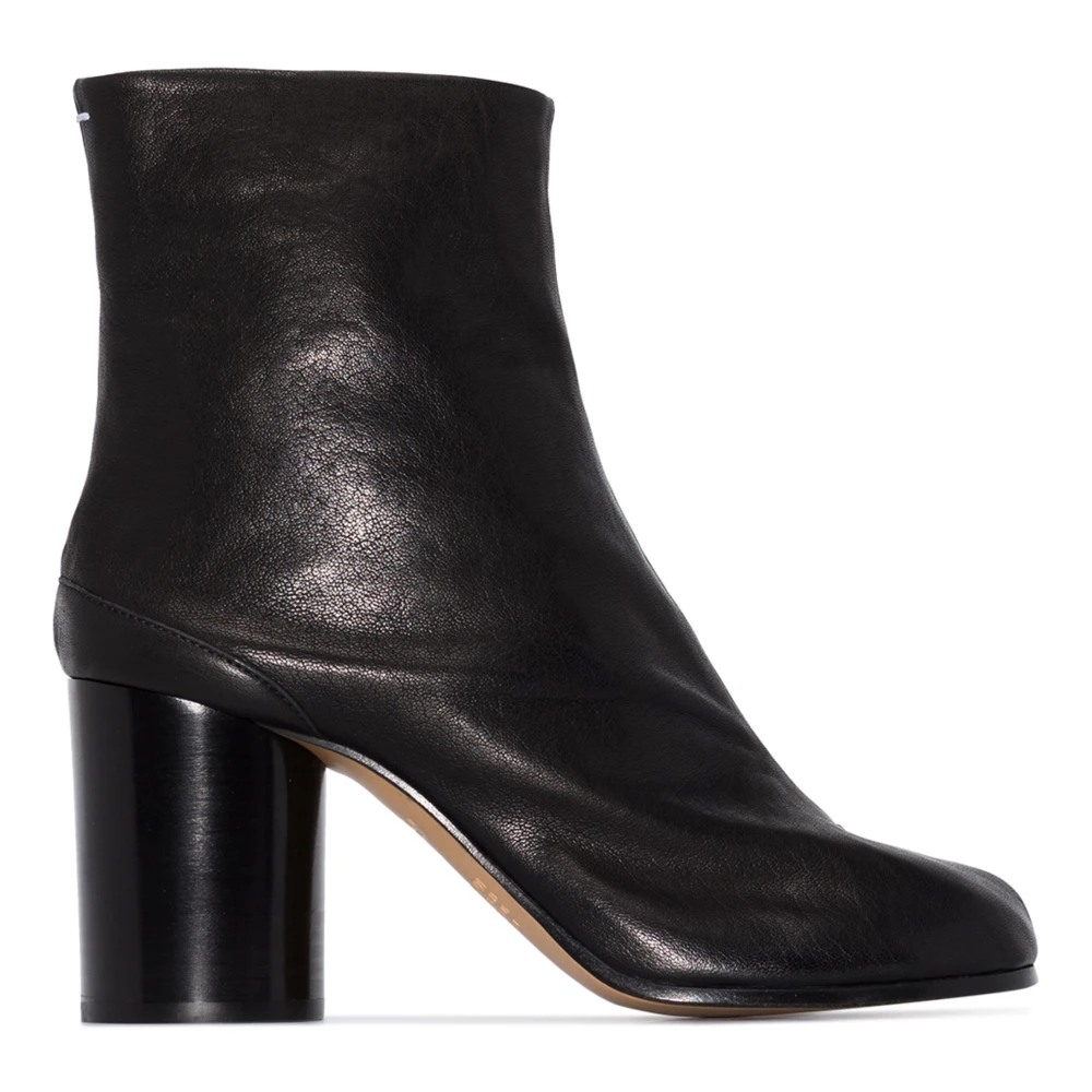 Maison Margiela Ankelboots i Tabi-stil Black, Dam