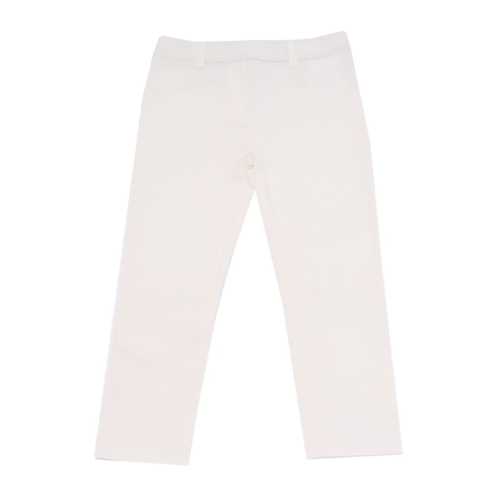 Moncler Girls White Trousers, 5 Y, Pantalone Leggings