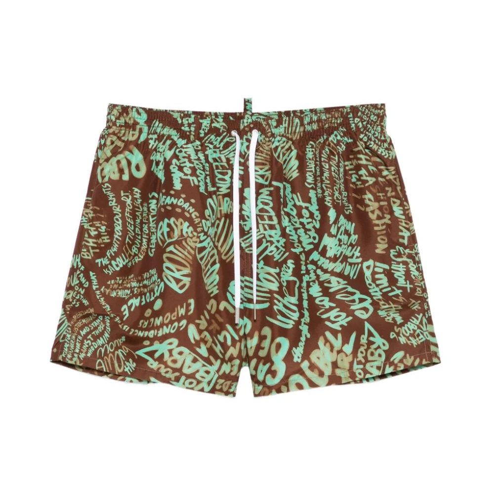 Dsquared2 Men's Multicolor Sea Clothing - Beachwear - M - Swimwear