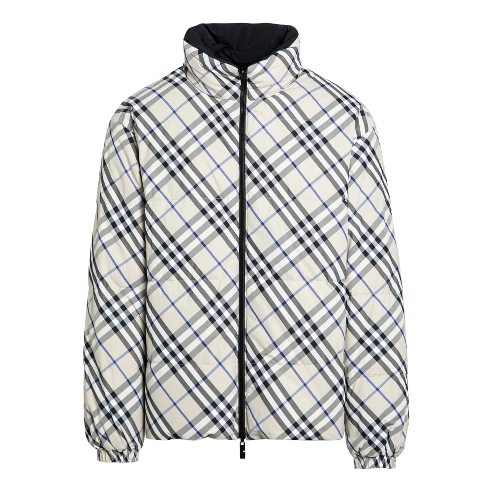 Burberry Stijlvolle Parka Jas voor Mannen Beige Heren