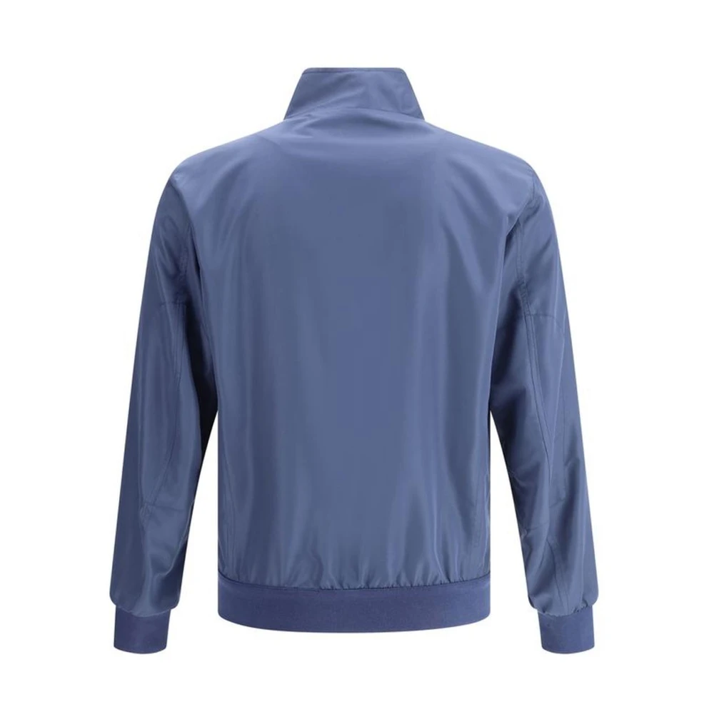 Kiton Waterdichte jas met dubbele rits voor heren Blue Heren