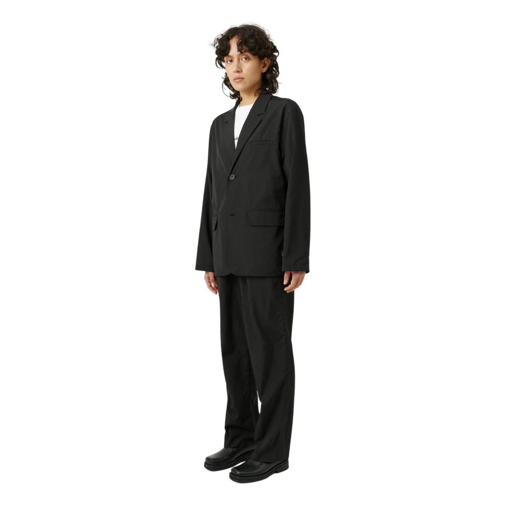 Soulland Relaxed Fit Zwarte Blazer Black Dames