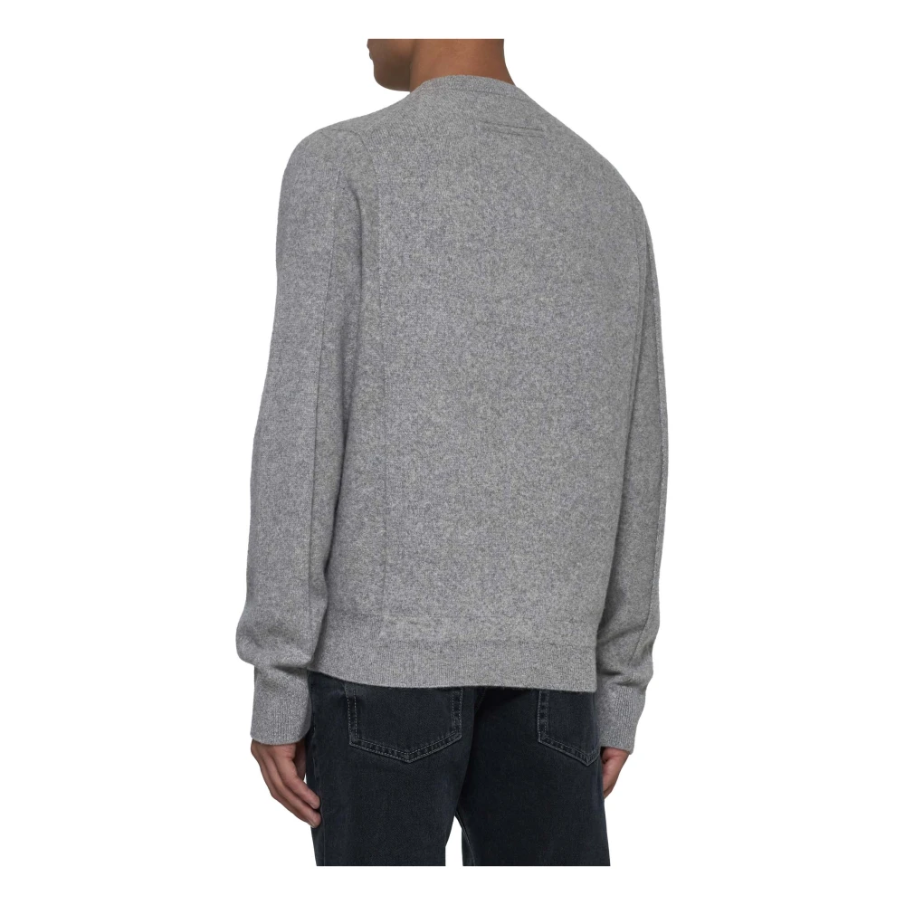 Ermenegildo Zegna Middengrijs Wol Kasjmier Crew Neck Sweater Gray Heren