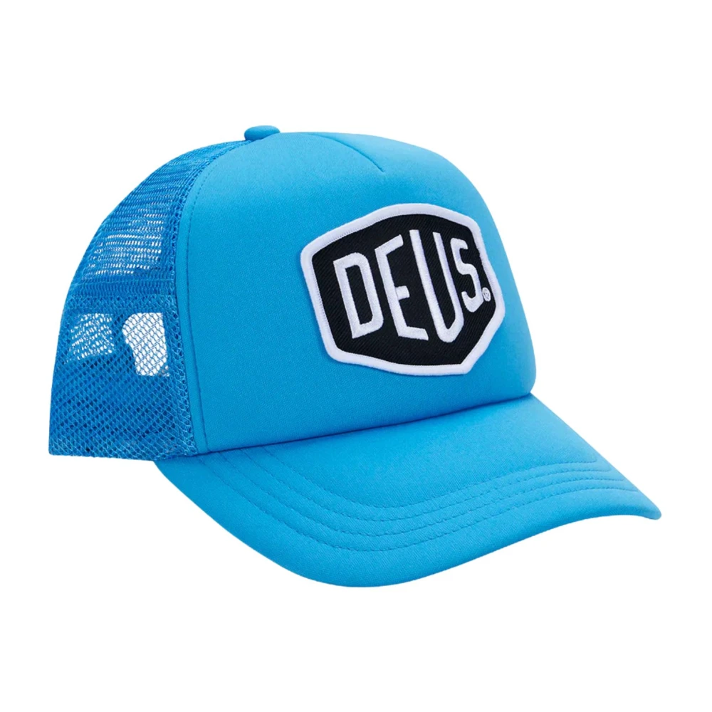 Deus Ex Machina Baylands Mesh Back Trucker Cap - Bonnie Blue - Image 4