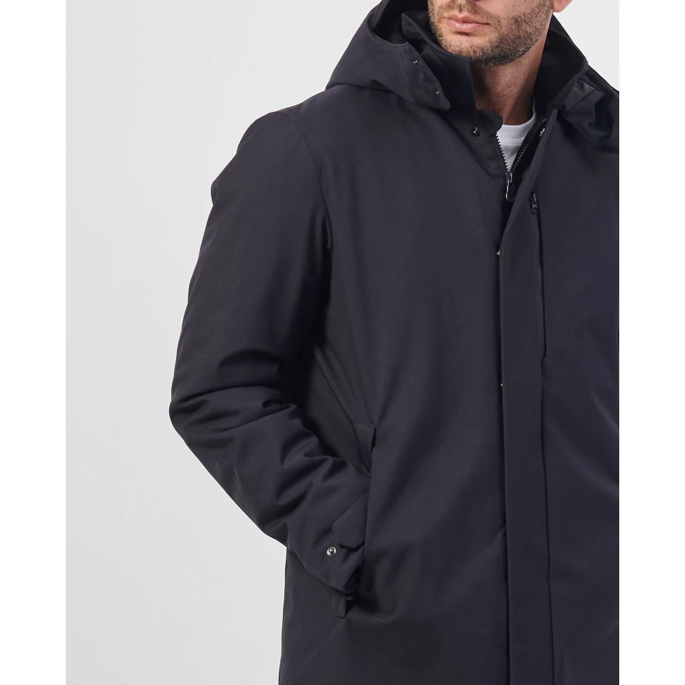 Save The Duck Blauwe Puffer Jas Blue Heren