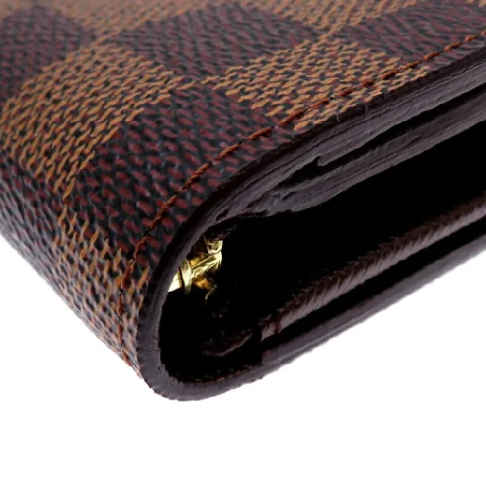 Louis Vuitton Vintage Pre-owned Canvas wallets Brown Dames