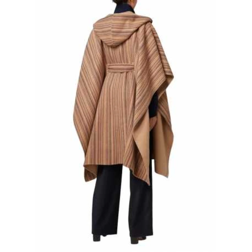 Paul Smith Omkeerbare Kamelenwollen Cape Brown Dames